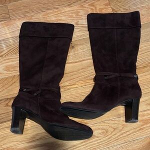 Elegant Brown Knee-High Women's Boots